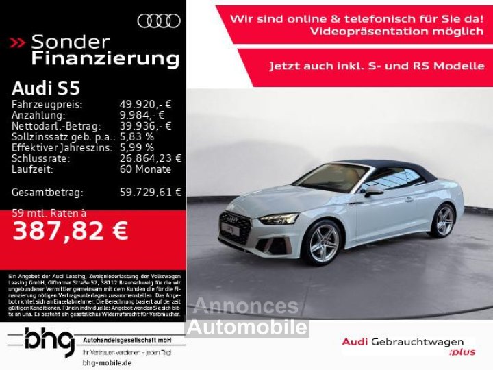 Audi S5 Cabrio TFSI quattro tiptronic *SIDE ASSIST*DA - 11