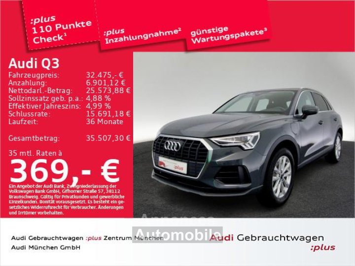 Audi Q3 45 TFSI e S tronic Pano/SONOS/Navi%2B - 1