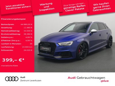 Audi RS3 PANO SHZ MATRIX ACC B&O INDIVIDUAL RAUTE   - 1