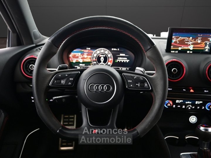 Audi RS3 Sportback 25 TFSI Quattro · 400 ch · S tronic | Virtual Cockpit | Sièges Sport | Échappement Sport - 9