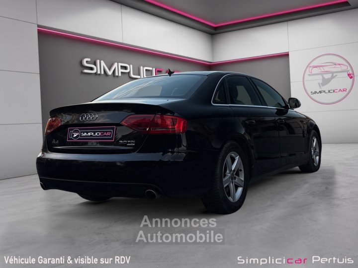 Audi A4 V6 30 TDI 240 DPF Quattro S line bang olufsen radar de stationnement entretien limpide ciel de toit noir garantie 12 mois - 5