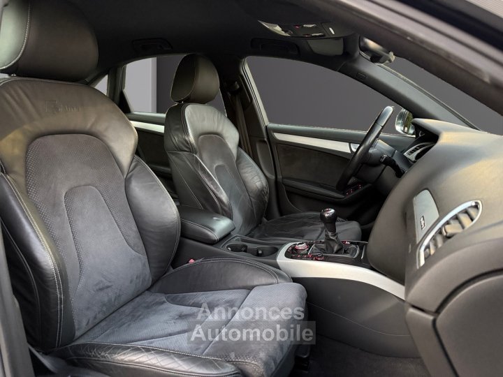 Audi A4 V6 30 TDI 240 DPF Quattro S line bang olufsen radar de stationnement entretien limpide ciel de toit noir garantie 12 mois - 6