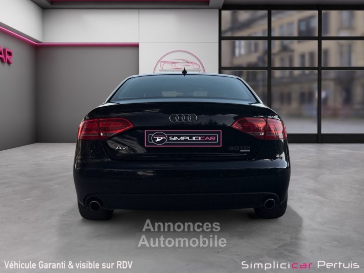 Audi A4 V6 30 TDI 240 DPF Quattro S line bang olufsen radar de stationnement entretien limpide ciel de toit noir garantie 12 mois - 10