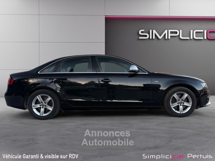 Audi A4 V6 30 TDI 240 DPF Quattro S line bang olufsen radar de stationnement entretien limpide ciel de toit noir garantie 12 mois - 12