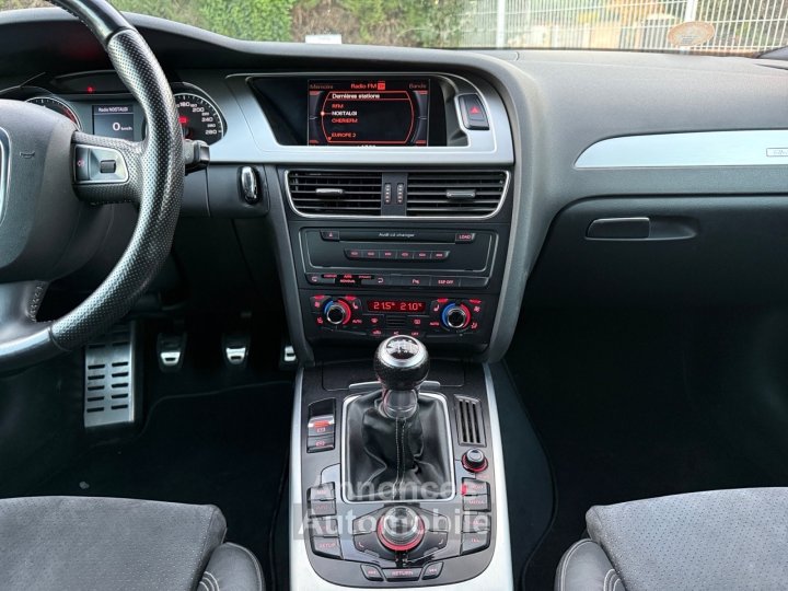 Audi A4 V6 30 TDI 240 DPF Quattro S line bang olufsen radar de stationnement entretien limpide ciel de toit noir garantie 12 mois - 13