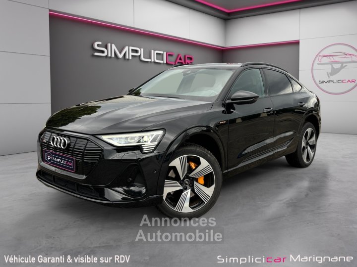 Audi e-tron SPORTBACK 55 quattro 408 ch S line TOIT OUVRANT SIEGES ELEC CHAUFFANTS ALCANTARA GARANTIE - 3