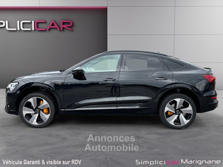 Audi e-tron SPORTBACK 55 quattro 408 ch S line TOIT OUVRANT SIEGES ELEC CHAUFFANTS ALCANTARA GARANTIE - 4