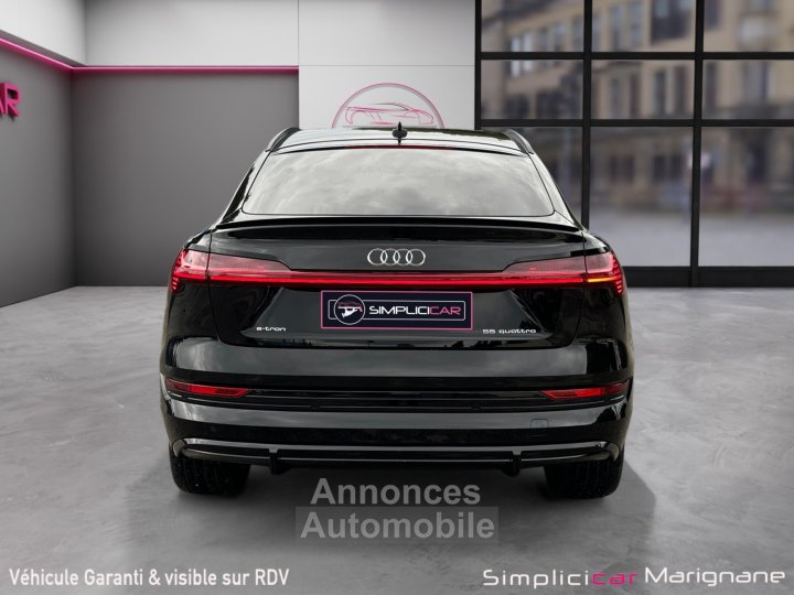 Audi e-tron SPORTBACK 55 quattro 408 ch S line TOIT OUVRANT SIEGES ELEC CHAUFFANTS ALCANTARA GARANTIE - 6