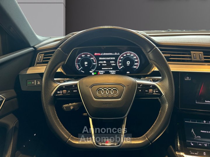 Audi e-tron SPORTBACK 55 quattro 408 ch S line TOIT OUVRANT SIEGES ELEC CHAUFFANTS ALCANTARA GARANTIE - 9