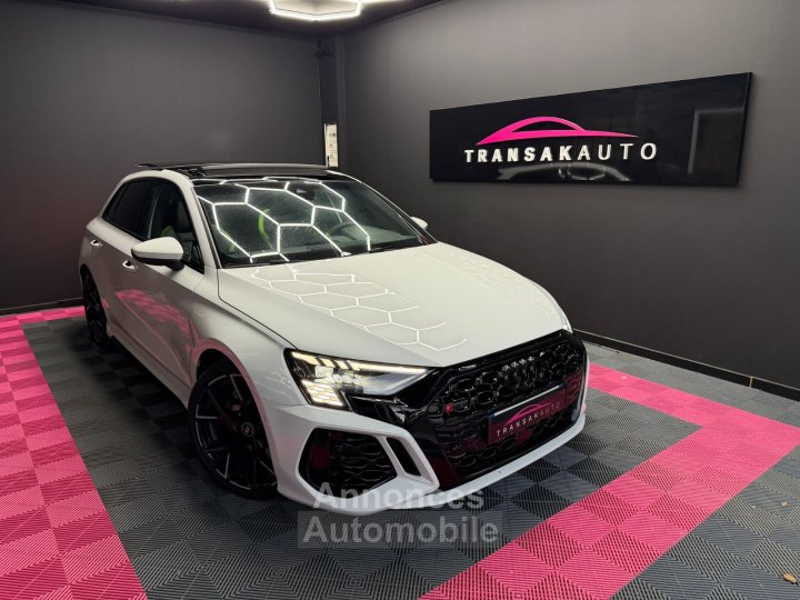 Audi RS3 SPORTBACK 25 TFSI 400 S tronic 7 Quattro / TOIT OUVRANT / PACK RS DESIGN / LIGNE RS - 1