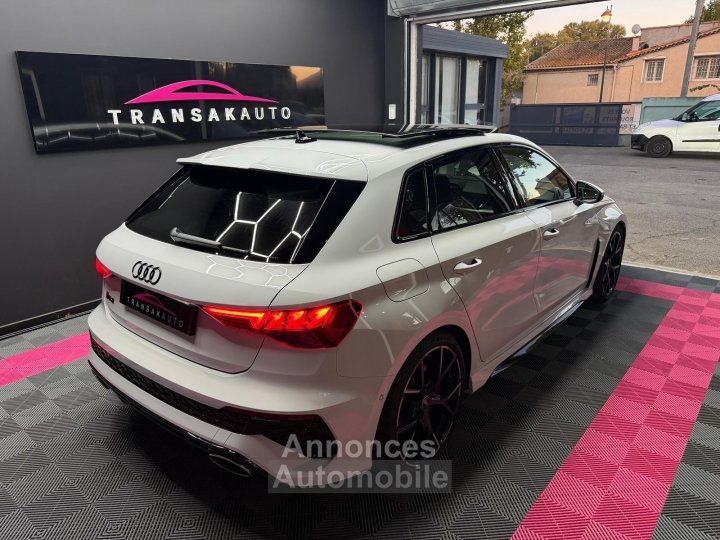 Audi RS3 SPORTBACK 25 TFSI 400 S tronic 7 Quattro / TOIT OUVRANT / PACK RS DESIGN / LIGNE RS - 6