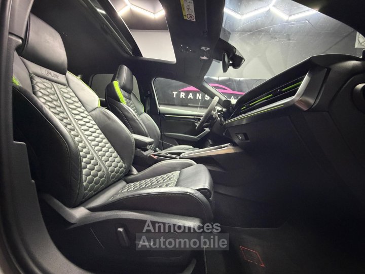 Audi RS3 SPORTBACK 25 TFSI 400 S tronic 7 Quattro / TOIT OUVRANT / PACK RS DESIGN / LIGNE RS - 9