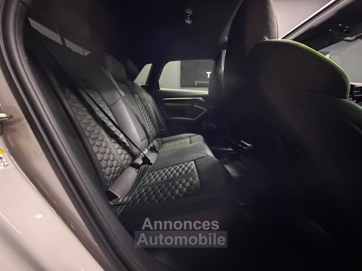 Audi RS3 SPORTBACK 25 TFSI 400 S tronic 7 Quattro / TOIT OUVRANT / PACK RS DESIGN / LIGNE RS - 11