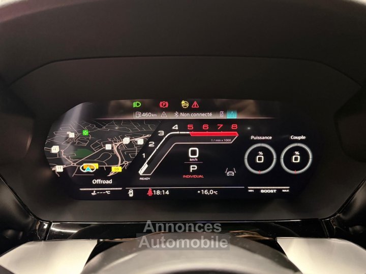 Audi RS3 SPORTBACK 25 TFSI 400 S tronic 7 Quattro / TOIT OUVRANT / PACK RS DESIGN / LIGNE RS - 14
