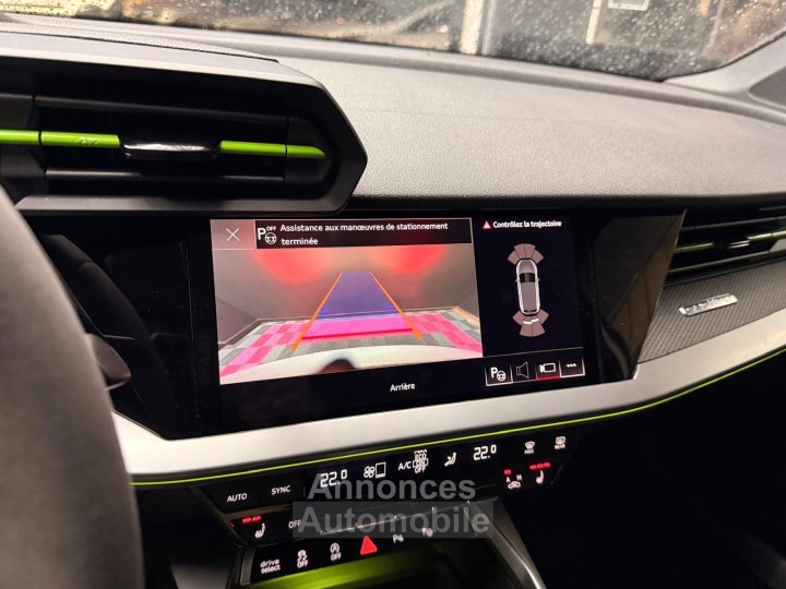 Audi RS3 SPORTBACK 25 TFSI 400 S tronic 7 Quattro / TOIT OUVRANT / PACK RS DESIGN / LIGNE RS - 17