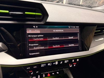 Audi RS3 SPORTBACK 25 TFSI 400 S tronic 7 Quattro / TOIT OUVRANT / PACK RS DESIGN / LIGNE RS   - 18