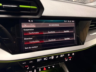 Audi RS3 SPORTBACK 25 TFSI 400 S tronic 7 Quattro / TOIT OUVRANT / PACK RS DESIGN / LIGNE RS   - 19