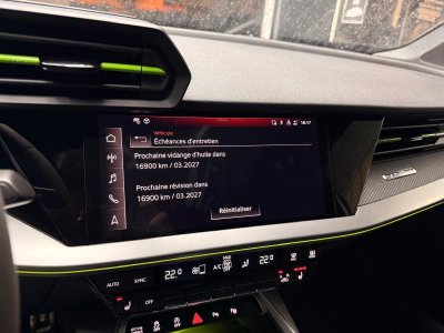 Audi RS3 SPORTBACK 25 TFSI 400 S tronic 7 Quattro / TOIT OUVRANT / PACK RS DESIGN / LIGNE RS   - 23