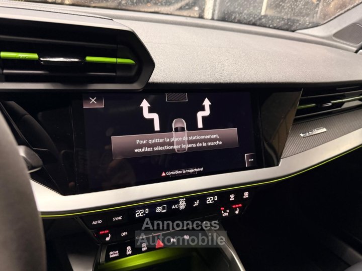 Audi RS3 SPORTBACK 25 TFSI 400 S tronic 7 Quattro / TOIT OUVRANT / PACK RS DESIGN / LIGNE RS - 25