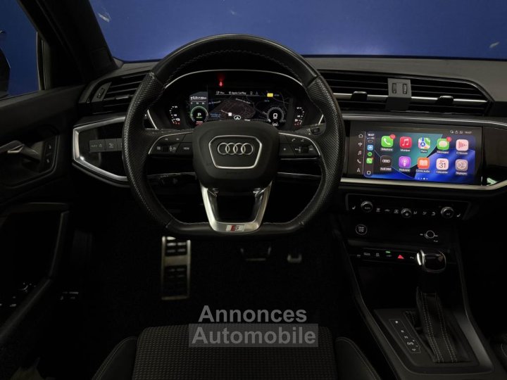 Audi Q3 14 45 TFSIE 245 CH BV S-tronic  S-Line - Origine FR - Garantie constructeur 01/2027 - 12