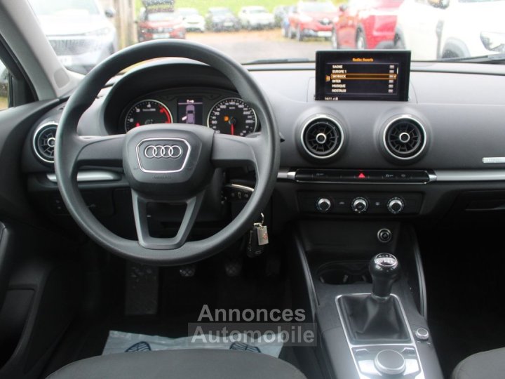 Audi A3 Sportback TDI 116 CV DESIGN GPS 3D XÉNON+LED CLIM RE AUDIO MP3 USB JA 18 RADAR BLUETOOTH - 10