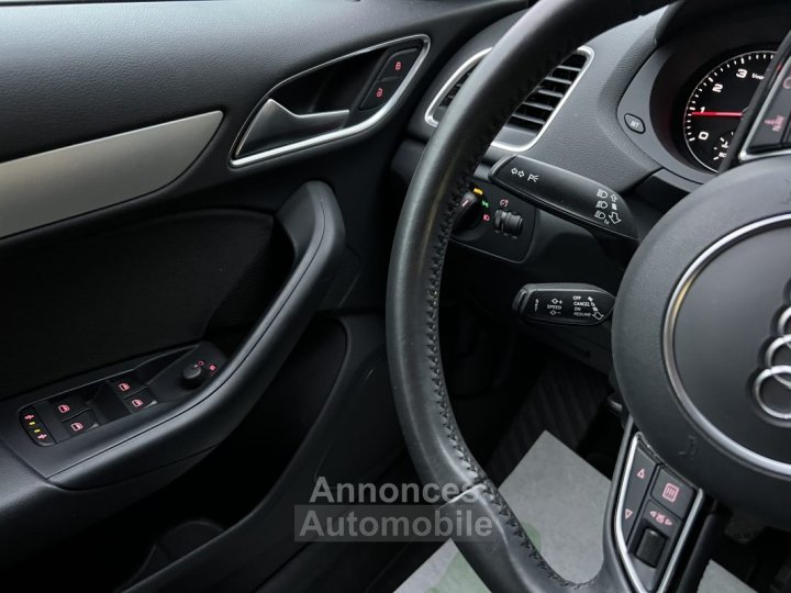 Audi Q3 PHASE 2 S-LINE 14 TFSI 150 COD 1ERE MAIN / BOITE AUTOMATIQUE CRIT AIR 1 - Garantie 1 an - 17