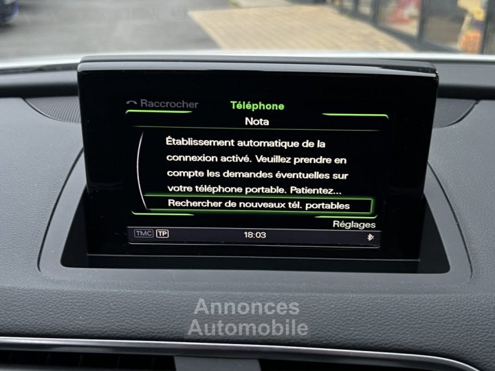 Audi Q3 PHASE 2 S-LINE 14 TFSI 150 COD 1ERE MAIN / BOITE AUTOMATIQUE CRIT AIR 1 - Garantie 1 an - 27