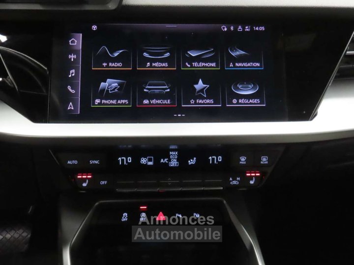 Audi A3 Sportback 30TFSI Stronic 17-CUIR-LED-NAVI-VIRTUAL - 12