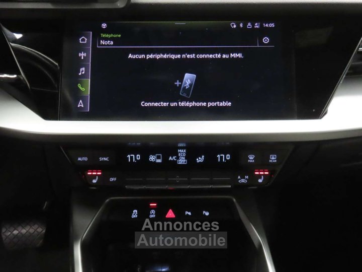 Audi A3 Sportback 30TFSI Stronic 17-CUIR-LED-NAVI-VIRTUAL - 13