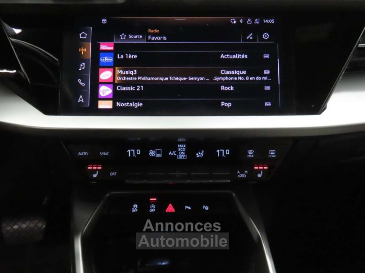 Audi A3 Sportback 30TFSI Stronic 17-CUIR-LED-NAVI-VIRTUAL - 14