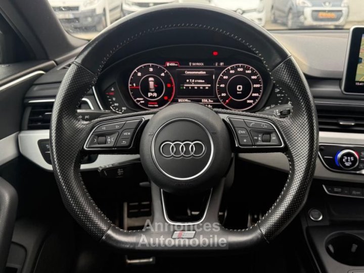 Audi A4 20 TDI 190 ch S-LINE QUATTRO ORIGINE FRANCE + AFFICHAGE TETE HAUTE VIRTUAL COCKPIT - 4