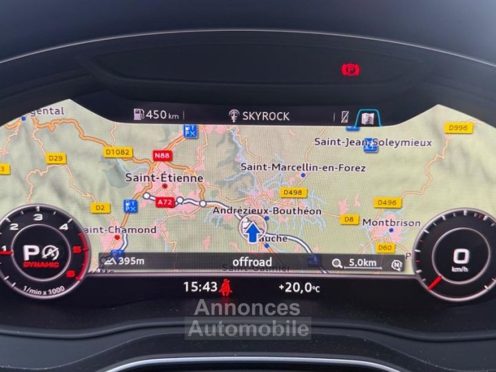 Audi A4 20 TDI 190 ch S-LINE QUATTRO ORIGINE FRANCE + AFFICHAGE TETE HAUTE VIRTUAL COCKPIT - 10