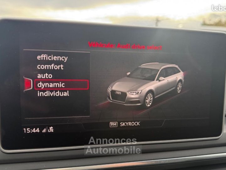 Audi A4 20 TDI 190 ch S-LINE QUATTRO ORIGINE FRANCE + AFFICHAGE TETE HAUTE VIRTUAL COCKPIT - 11