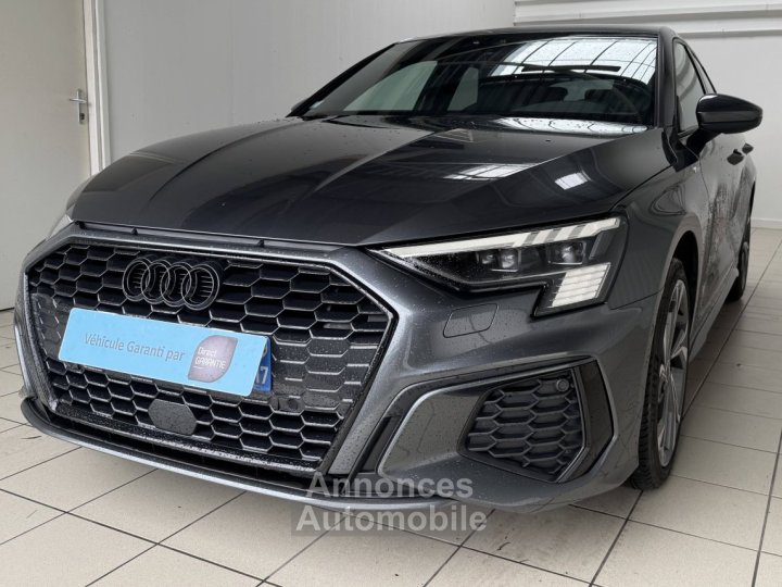 Audi A3 2L TDI 150 S-LINE/ ENTRETIENT / CAMERA DE RECUL / CAR PLAY SANS FIL - 1