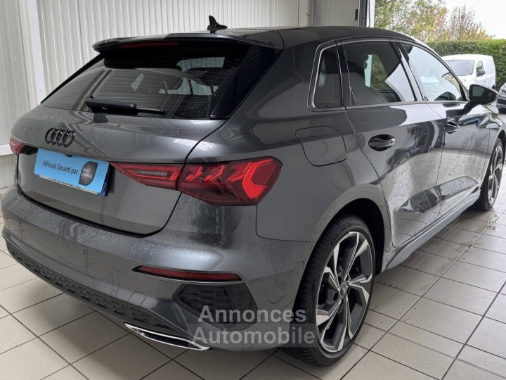 Audi A3 2L TDI 150 S-LINE/ ENTRETIENT / CAMERA DE RECUL / CAR PLAY SANS FIL - 4