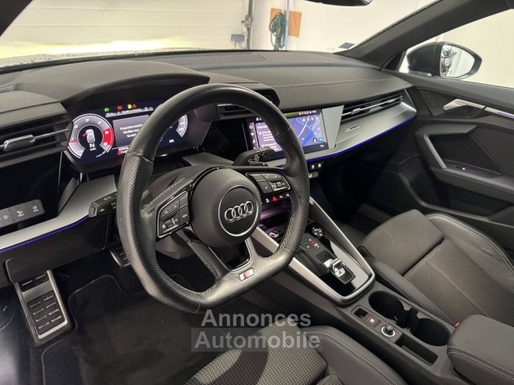 Audi A3 2L TDI 150 S-LINE/ ENTRETIENT / CAMERA DE RECUL / CAR PLAY SANS FIL - 9