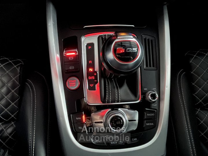 Audi SQ5 TDI V6 340 PLUS BVA8 QUATTRO TOIT PANORAMIQUE BI-XENON GPS CAMERA ATTELAGE KEYLESS BI-XENON REGU - 14