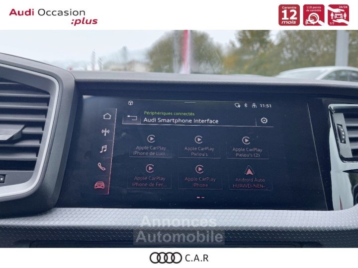 Audi A1 Sportback 25 TFSI 95 ch S tronic 7 Advanced 2 - 16