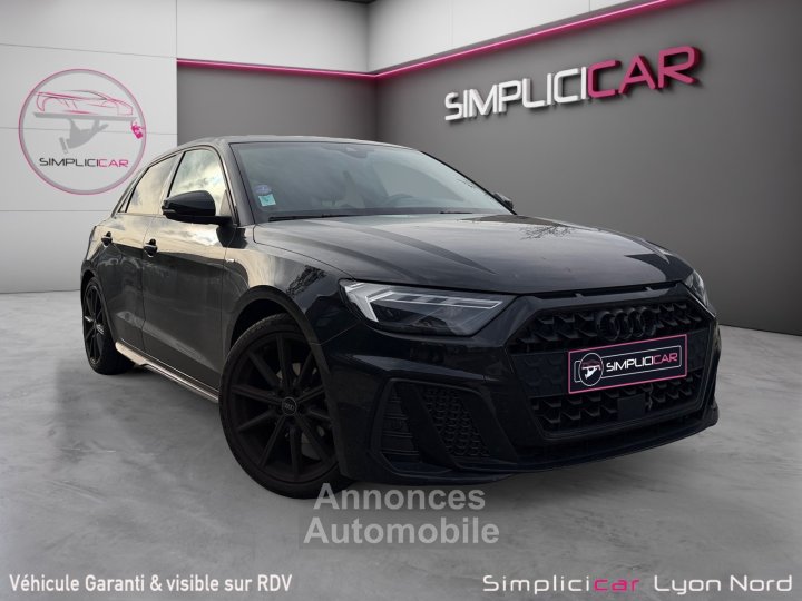 Audi A1 Sportback 30 TFSI 110 ch S tronic 7 S Line FULL BLACK carplay Garantie 12 mois - 1