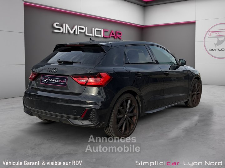 Audi A1 Sportback 30 TFSI 110 ch S tronic 7 S Line FULL BLACK carplay Garantie 12 mois - 3