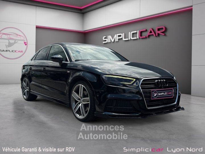 Audi A3 BERLINE 20 TDI 150 S Line S tronic 6 Bang Olufsen / Virtual (garantie 12 mois) - 1