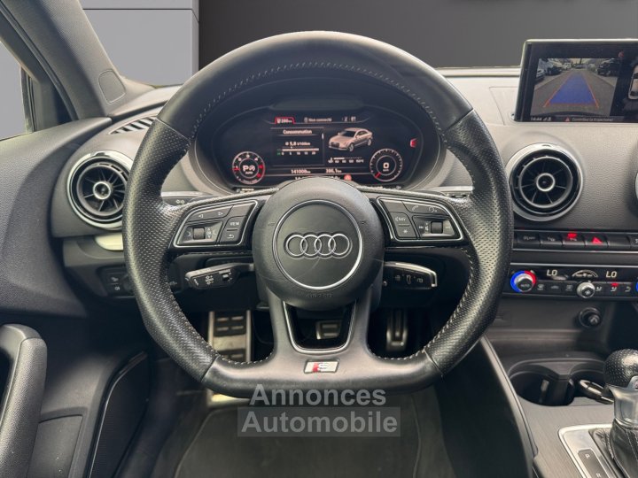 Audi A3 BERLINE 20 TDI 150 S Line S tronic 6 Bang Olufsen / Virtual (garantie 12 mois) - 13