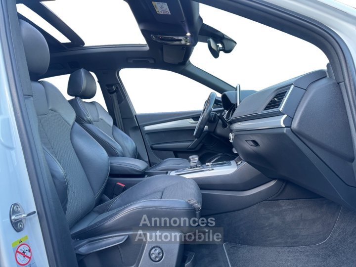 Audi Q5 40 TDI 190 S tronic 7 Quattro S line CAMERA - KEYLESS GO - TOIT OUVRANT - PACK BLACK - HAYON ELEC - VIRTUAL - 8