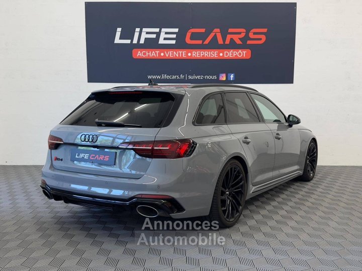 Audi RS4 Avant (B9) 29 V6 TFSI 450ch 2021 quattro 2ème main entretien complet garantie 12 mois - 7