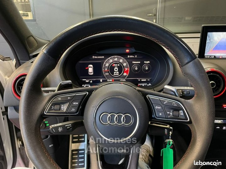 Audi RS3 SPORTBACK 25 TFSI 400 S tronic 7 Quattro ENTRETIEN COMPLET SIEGES CHAUFFANTS - 15