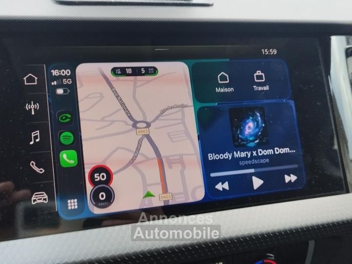 Audi A1 Sportback 15 35 TFSI 150CH BUSINESS LINE S-TRONIC BVA CARPLAY SIEGES CHAUFFANTS - 15