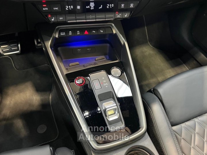 Audi S3 LIMOUSINE 20 TFSI 310 QUATTRO S-TRONIC7 /TOIT PANO/HUD/B&O/CARBONE/ - 13