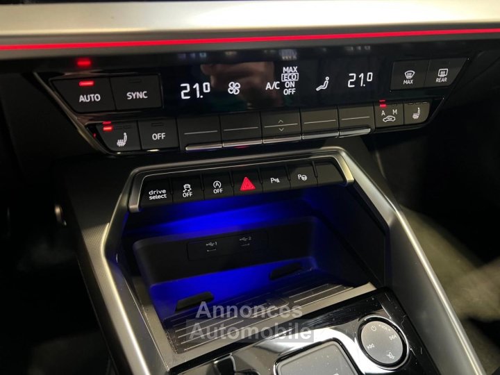 Audi S3 LIMOUSINE 20 TFSI 310 QUATTRO S-TRONIC7 /TOIT PANO/HUD/B&O/CARBONE/ - 16