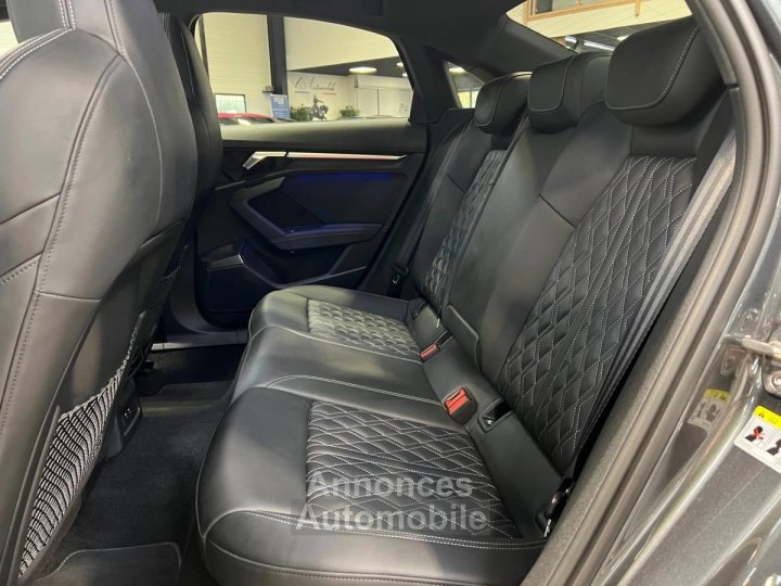 Audi S3 LIMOUSINE 20 TFSI 310 QUATTRO S-TRONIC7 /TOIT PANO/HUD/B&O/CARBONE/ - 19