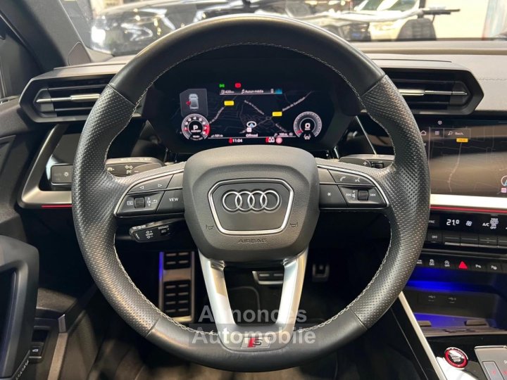 Audi S3 LIMOUSINE 20 TFSI 310 QUATTRO S-TRONIC7 /TOIT PANO/HUD/B&O/CARBONE/ - 22